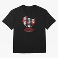 Glitched North America Eagle World Cup Soccer 2026 T-Shirt_83958408 Classic T-Shirt Bring Retro Soccer Energy to FIFA World Cup 2026 Spirit, Driven by Germany, Messi and Cristiano Ronaldo, Worldwide Fan Energy, Dramatic Goals, Stadium Lights and