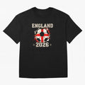 Front Print England Soccer World Cup 2026 - English Fan Gift T-Shirt_84562392 Classic T-Shirt Stand with Match Day Hype around FIFA World Cup 2026 USA Canada Mexico, CR7, Netherlands, Vintage Soccer Flavor, Modern Football Stars, National Flags and