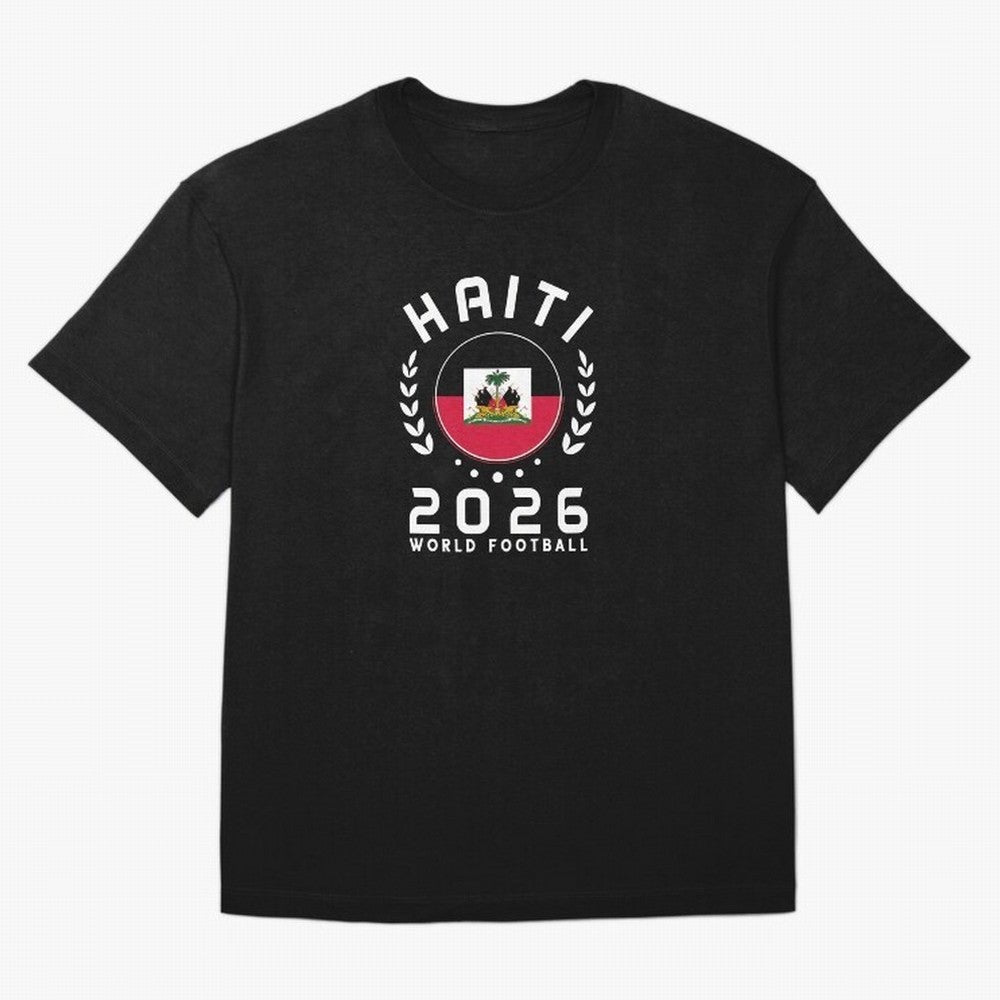 World Cup 2026 Haiti Football Fan Haitian Supporter T-Shirt_84687246 Classic T-Shirt Represent the Passion of FIFA World Cup 2026 USA Canada Mexico for Fans of Cristiano Ronaldo, Haaland and CR7 and Argentina and Brazil, Bringing Goal Celebration