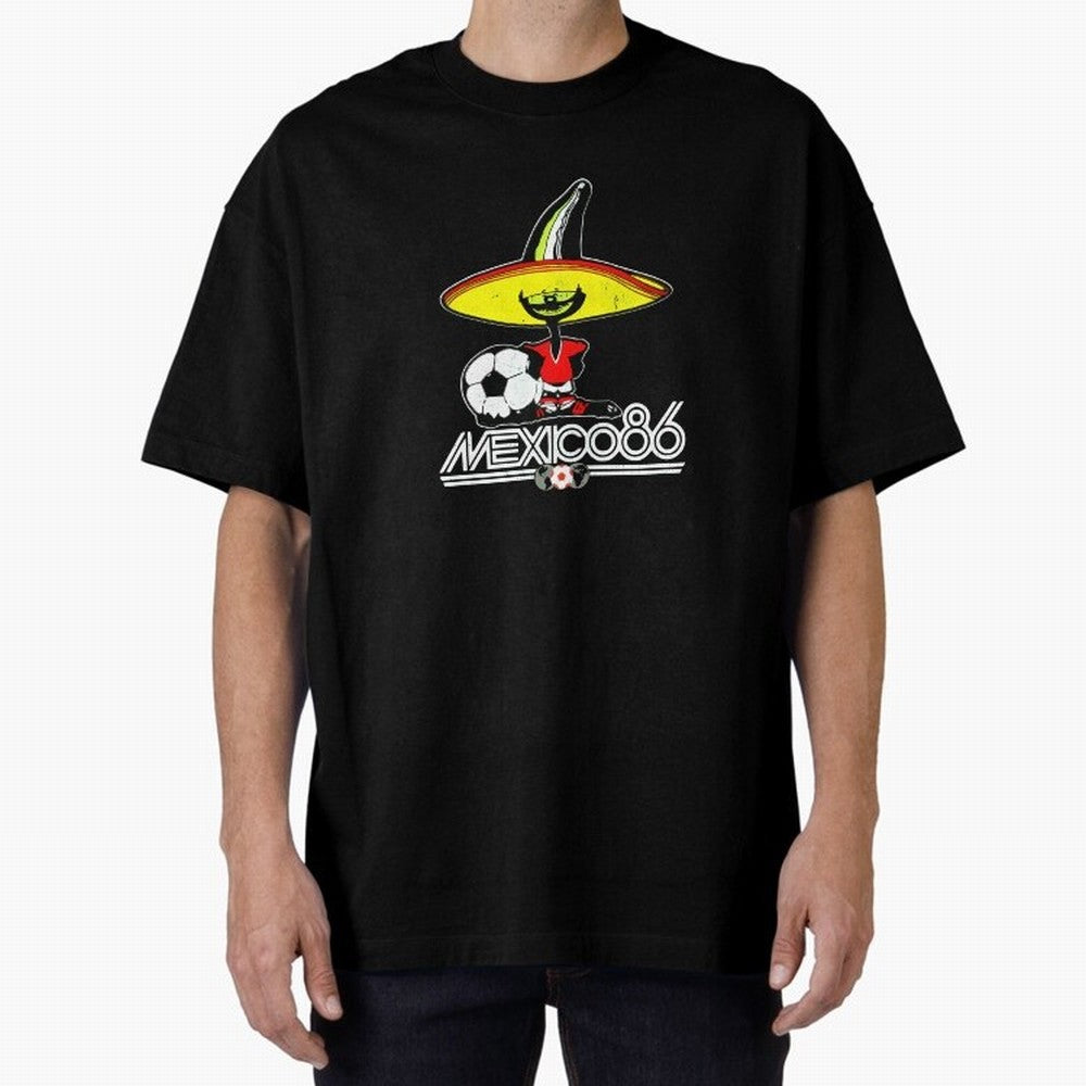 Mexico 86 World Cup Pique Retro Vintage T-Shirt_90751770 Classic T-Shirt Show Your Tournament Heart for FIFA World Cup 2026 Group Stage for Fans of Mbappe and Germany, Bringing Soccer Culture, Superstar Moments, National Team Dreams and Competitive