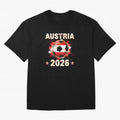 World Cup 2026 Austria Soccer Ball North America - Austrian Fan Gift T-Shirt_85028223 Classic T-Shirt Show Match Day Excitement for FIFA World Cup 2026 Inspired by Haaland and Mbappe, Spain Energy, Stadium Chants, National Pride, Trophy Dreams and