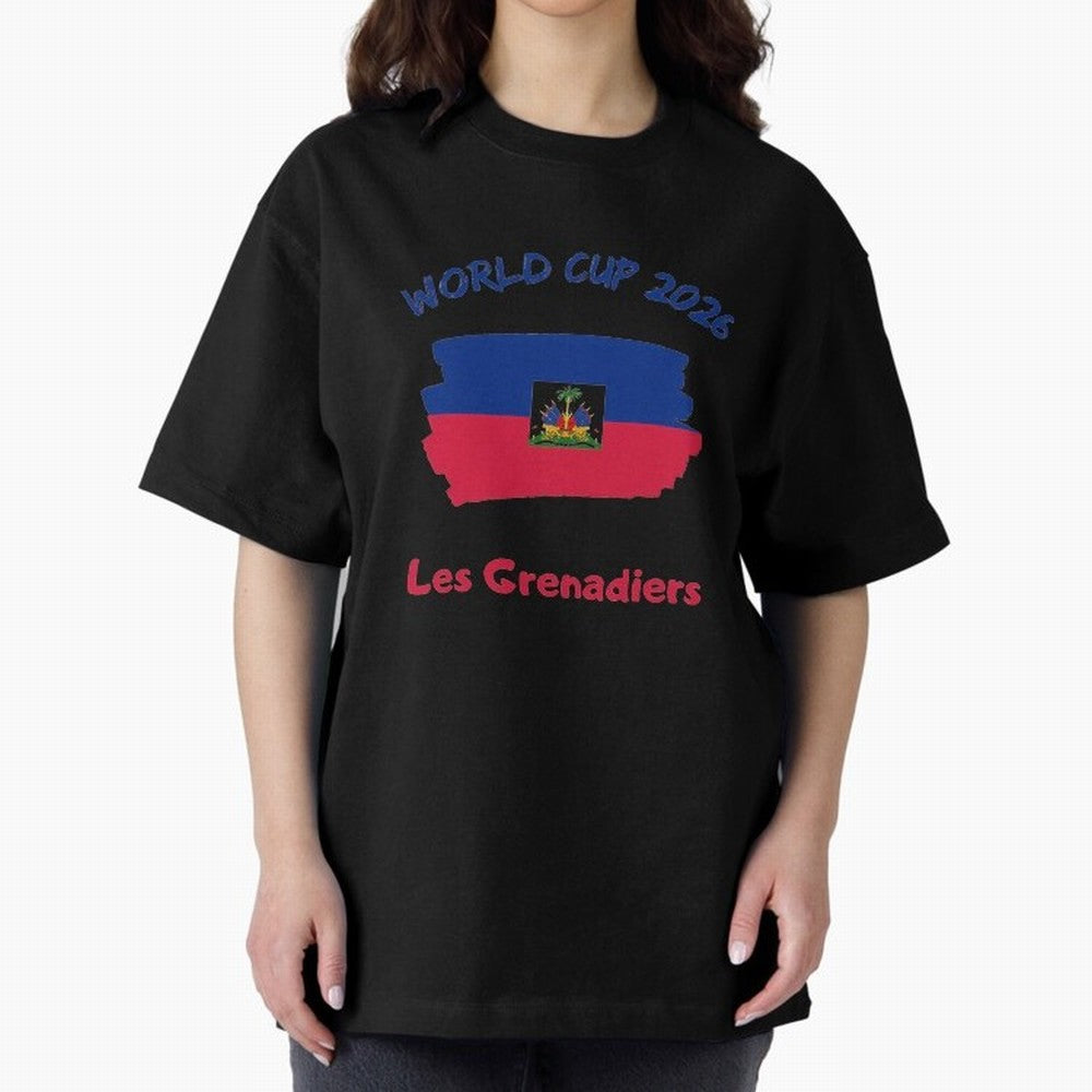 Haiti Football Fan Haitian Soccer Supporter National Team Pride Caribbean 2026 T-Shirt_90544900 Classic T-Shirt Relive the Noise and Pride of Global Football Passion for FIFA World Cup 2026, Filled with Neymar, Haaland and Cristiano Ronaldo,