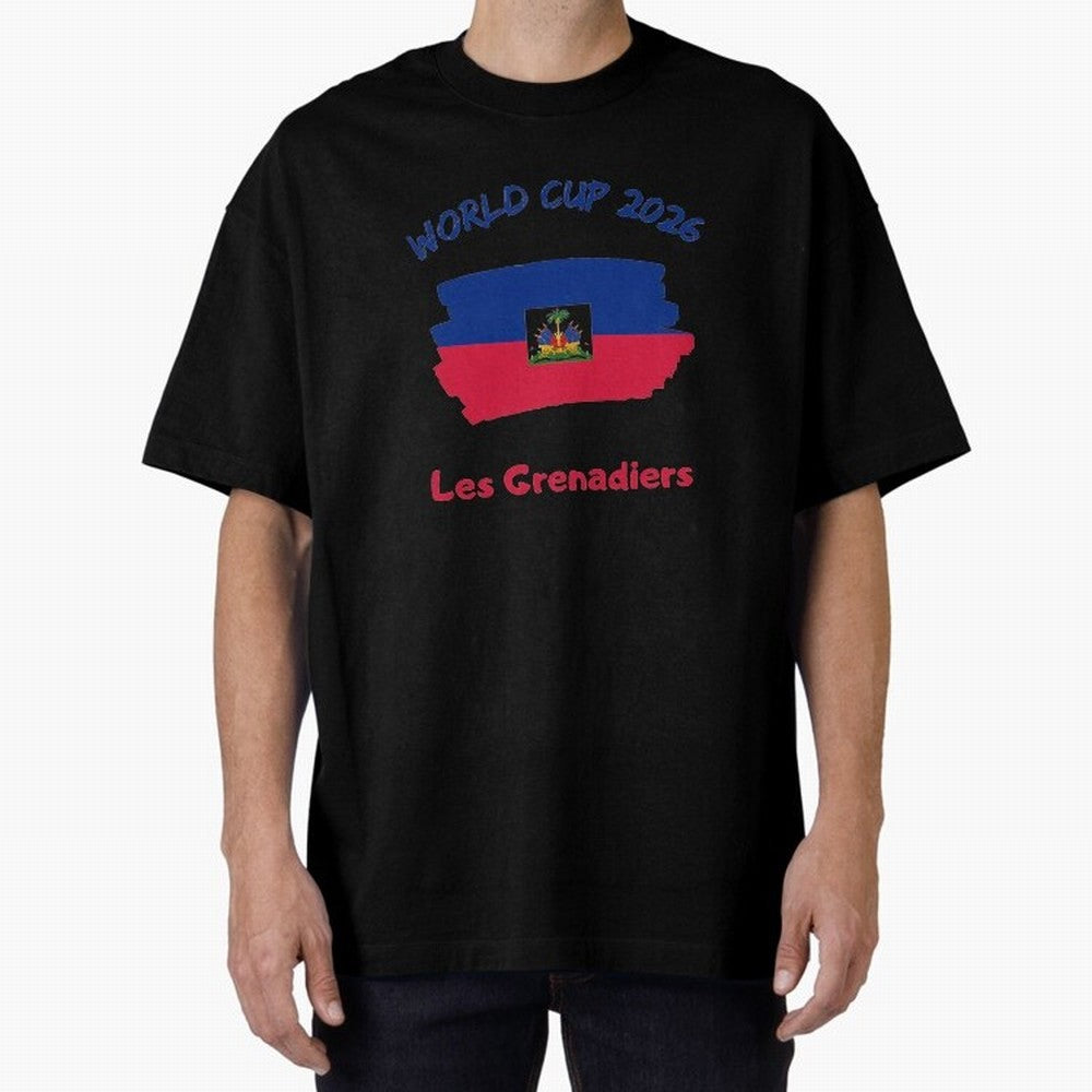 Haiti Football Fan Haitian Soccer Supporter National Team Pride Caribbean 2026 T-Shirt_90544900 Classic T-Shirt Relive the Noise and Pride of Global Football Passion for FIFA World Cup 2026, Filled with Neymar, Haaland and Cristiano Ronaldo,