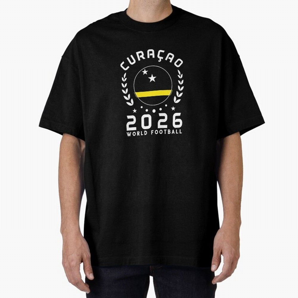 World Cup 2026 Curacao Football Fan Curacaoan Supporter T-Shirt_85310550 Classic T-Shirt Elevate Global Football Passion for FIFA World Cup 2026 USA Canada Mexico, Connected to Messi, Neymar and Mbappe, Brazil, Stadium Chants, National Pride,