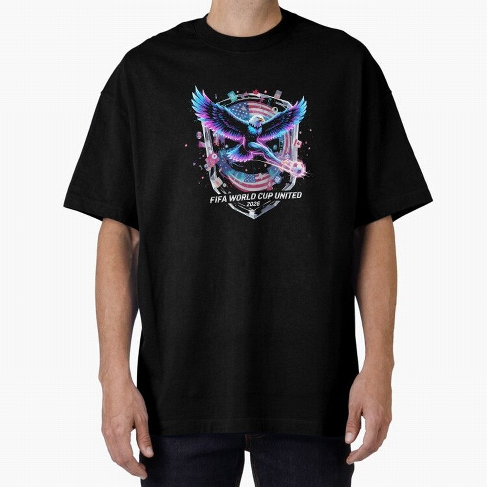 FIFA World Cup 2026 United Eagle Soccer Art T-Shirt_86867742 Classic T-Shirt Make the Season About FIFA World Cup 2026 Group Stage Connected to Haaland, Argentina, France and Brazil Energy, Championship Spirit, Famous Goals, Roaring Crowds and