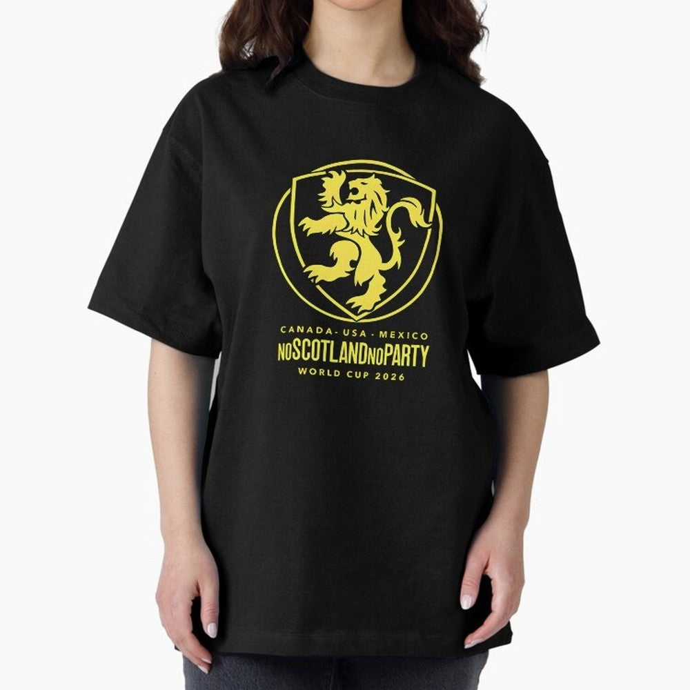 Scotland World Cup 2026 No Scotland No Party T-Shirt_83987455 Classic T-Shirt Join the Global Buzz around Match Day Hype around FIFA World Cup 2026, Messi and Cristiano Ronaldo, England, France and Netherlands, Retro Football Energy, Iconic