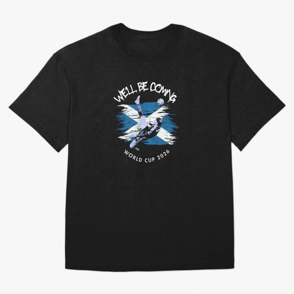 We'll be coming 2026 - Tartan Army Returns T-Shirt_83870751 Classic T-Shirt Enjoy the Biggest Football Party of the FIFA World Cup 2026 Journey through CR7 Highlights, England Pride, Stadium Chants, National Pride, Trophy Dreams and Unforgettable
