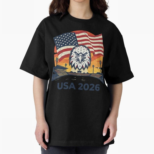 American Eagle 2026 USA World Cup Classic T-Shirt Support Your Favorite Stars during FIFA World Cup 2026 Spirit, Featuring Portugal, Messi, CR7 and Mbappe, Classic Soccer Heritage, Championship Pressure, Fan Loyalty and International Pride; Perfect