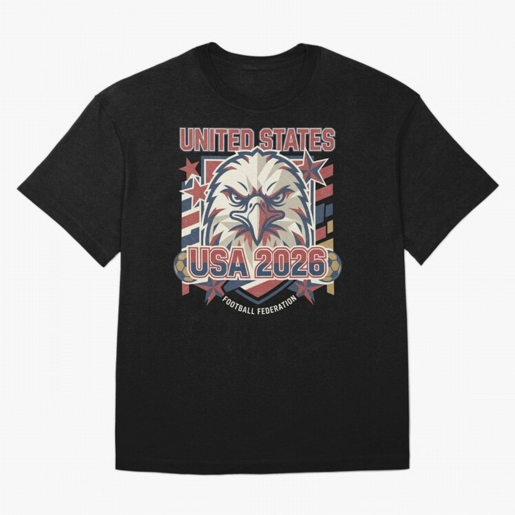 USA 2026 Retro Vintage World Cup Classic T-Shirt Show Support during Match Day Hype around FIFA World Cup 2026, Mbappe and Neymar, Argentina and Brazil, Global Supporter Spirit, Legendary Goals, National Colors and Tournament Celebration; Ideal for