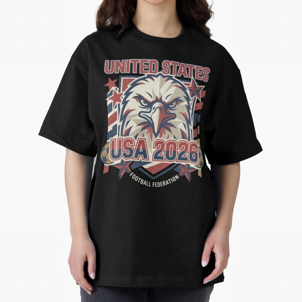 USA 2026 Retro Vintage World Cup Classic T-Shirt Show Support during Match Day Hype around FIFA World Cup 2026, Mbappe and Neymar, Argentina and Brazil, Global Supporter Spirit, Legendary Goals, National Colors and Tournament Celebration; Ideal for
