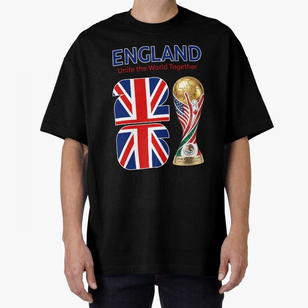 World Cup 2026, IMG 029, ENGLAND 001 Classic T-Shirt Represent the Passion of the FIFA World Cup 2026 USA Canada Mexico Journey through Messi, Neymar and Mbappe Highlights, Argentina, France and Brazil Pride, Soccer Culture, Superstar Moments,