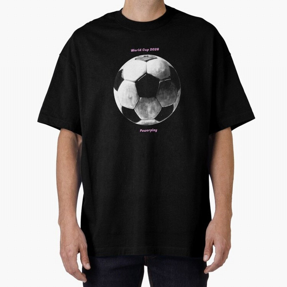 Powerplay World Cup 2026 Classic T-Shirt Celebrate Every Goal in Global Football Passion for FIFA World Cup 2026 USA Canada Mexico, Built around Haaland and Mbappe, England and Germany, Vintage Soccer Flavor, Modern Football Stars, National Flags