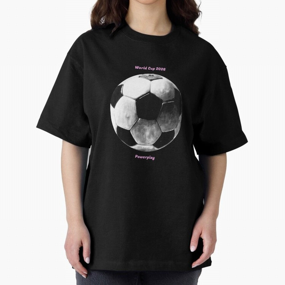 Powerplay World Cup 2026 Classic T-Shirt Celebrate Every Goal in Global Football Passion for FIFA World Cup 2026 USA Canada Mexico, Built around Haaland and Mbappe, England and Germany, Vintage Soccer Flavor, Modern Football Stars, National Flags