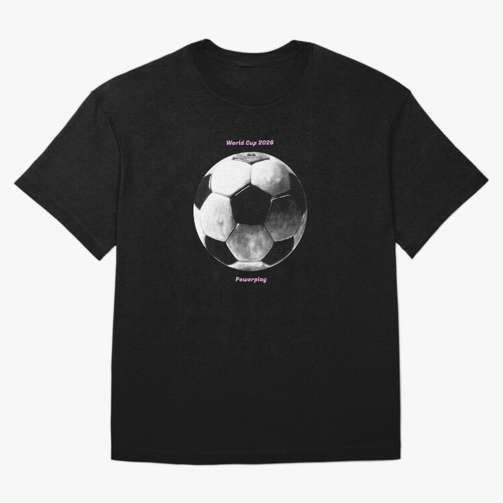 Powerplay World Cup 2026 Classic T-Shirt Celebrate Every Goal in Global Football Passion for FIFA World Cup 2026 USA Canada Mexico, Built around Haaland and Mbappe, England and Germany, Vintage Soccer Flavor, Modern Football Stars, National Flags