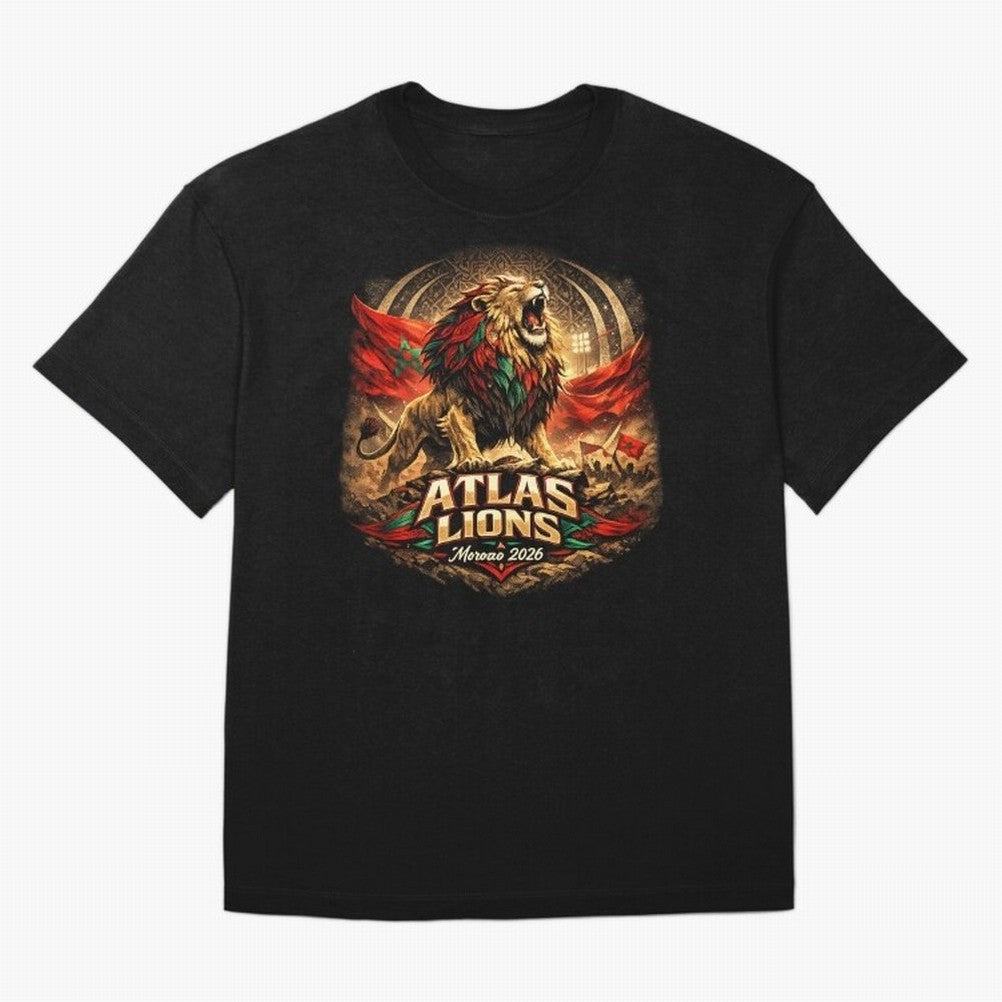 Morocco - World Cup 2026 Fan Classic T-Shirt Spotlight FIFA World Cup 2026 USA Canada Mexico Celebrating Haaland and Mbappe, Netherlands Energy, Global Supporter Spirit, Legendary Goals, National Colors and Tournament Celebration; Ideal for