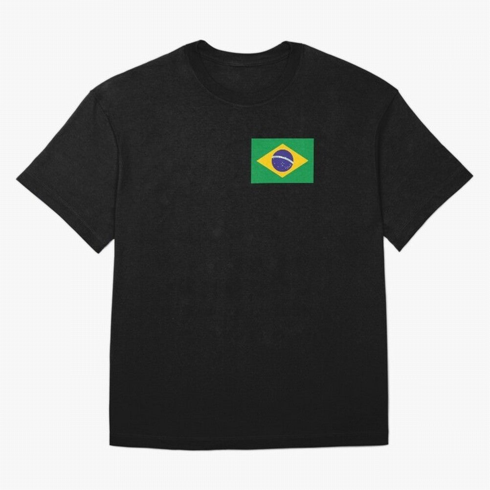 Brazil Flag Classic T-Shirt Discover the FIFA World Cup 2026 Group Stage Journey through Mbappe and Neymar Highlights, Netherlands Pride, Football Passion, Legendary Performances, Festival Vibes and Supporter Community; Great for Watch Parties,