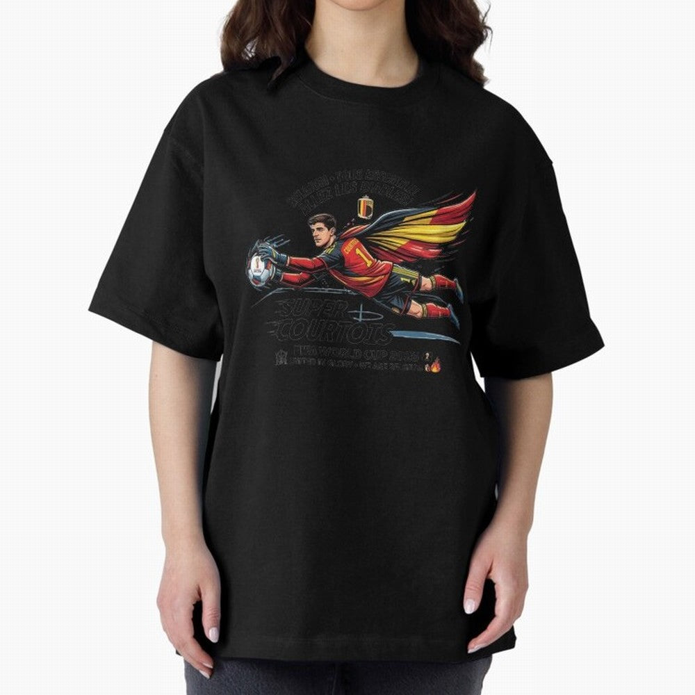 Thibaut Courtois Fan Art Classic T-Shirt Make Game Day About FIFA World Cup 2026 Group Stage for Fans of Mbappe and Neymar and France, Bringing Classic Soccer Heritage, Championship Pressure, Fan Loyalty and International Pride; Perfect for People