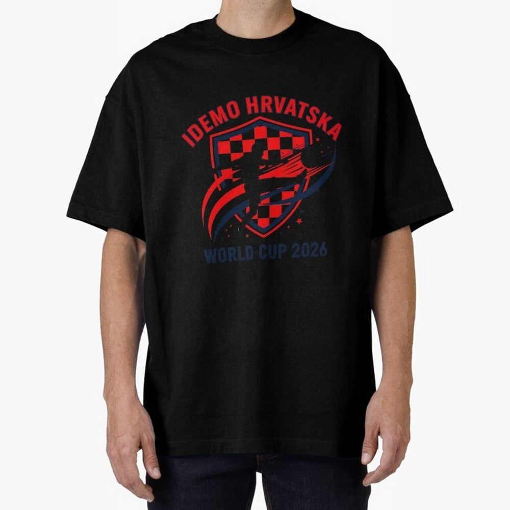 Croatia World Cup 2026 Fan Art Classic T-Shirt Capture FIFA World Cup 2026 Spirit, Filled with Germany, Haaland and Mbappe, Supporter Pride, Iconic Celebrations, Legendary Names and Global Match Day Energy; Great for Supporters Who Love Legendary