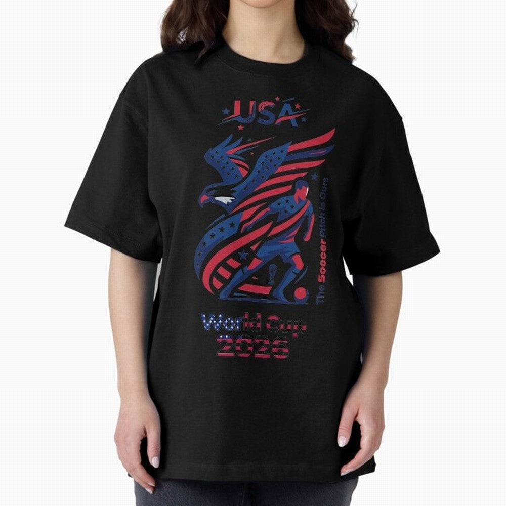 USA Soccer Shirt 2026 - Heritage Eagle World Cup Fan Tee - Premium Gildan Softstyle Unisex Football T-Shirt - United States Supporter Gear Classic T-Shirt Fuel the Hype around FIFA World Cup 2026 Group Stage Spirit, Inspired by England and Germany,