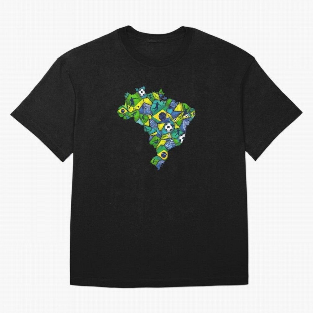 Brazil - World Cup 2026 Classic T-Shirt Honor the Beautiful Game during FIFA World Cup 2026 Group Stage for Fans of CR7 and Messi and France and Portugal, Bringing Champion Mindset, Group Stage Buzz, Knockout Tension and Passionate Fan Culture;