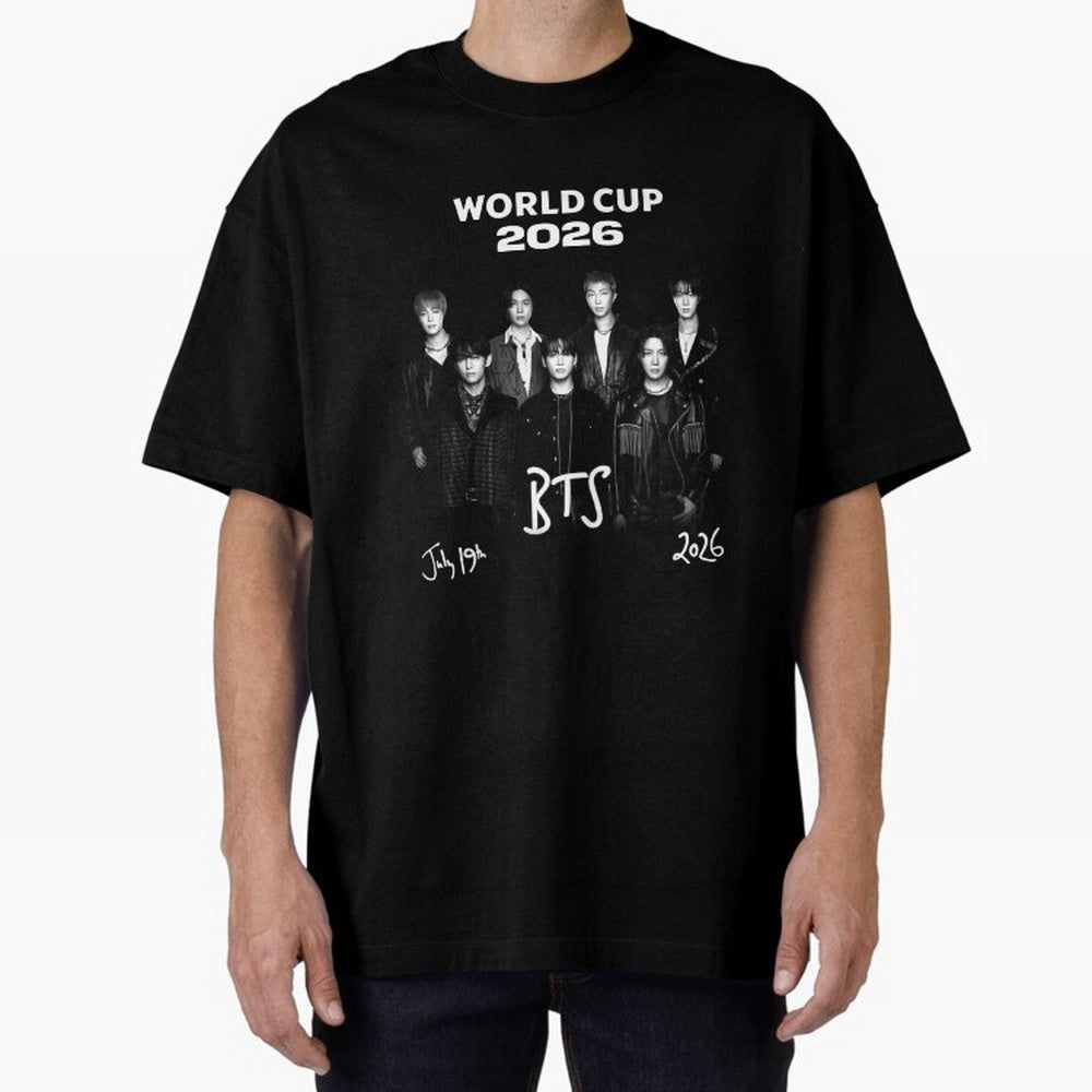 BTS World Cup 2026 Special Edition - OT7 Team Photo Classic T-Shirt Share the FIFA World Cup 2026 Journey through Messi, Neymar and Mbappe Highlights, France Pride, Champion Mindset, Group Stage Buzz, Knockout Tension and Passionate Fan Culture;