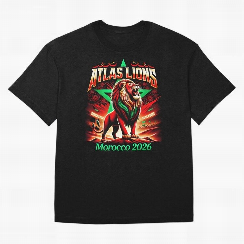 Morocco Football Fan Classic T-Shirt Make Your Look Match FIFA World Cup 2026 Group Stage Spirit, with England, Cristiano Ronaldo, Fan Favorite Moments, National Team Passion, Big Match Drama and Soccer History; Perfect for People Who Love