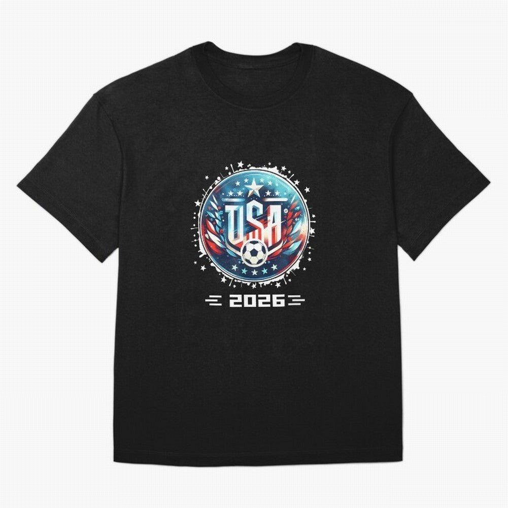 USA Player 2026 Boys Kids Men Women Teen USA 2026 Classic T-Shirt Represent the Passion of Global Football Passion for FIFA World Cup 2026 USA Canada Mexico, Capturing Neymar, Haaland and Cristiano Ronaldo, England, France and Netherlands, Goal