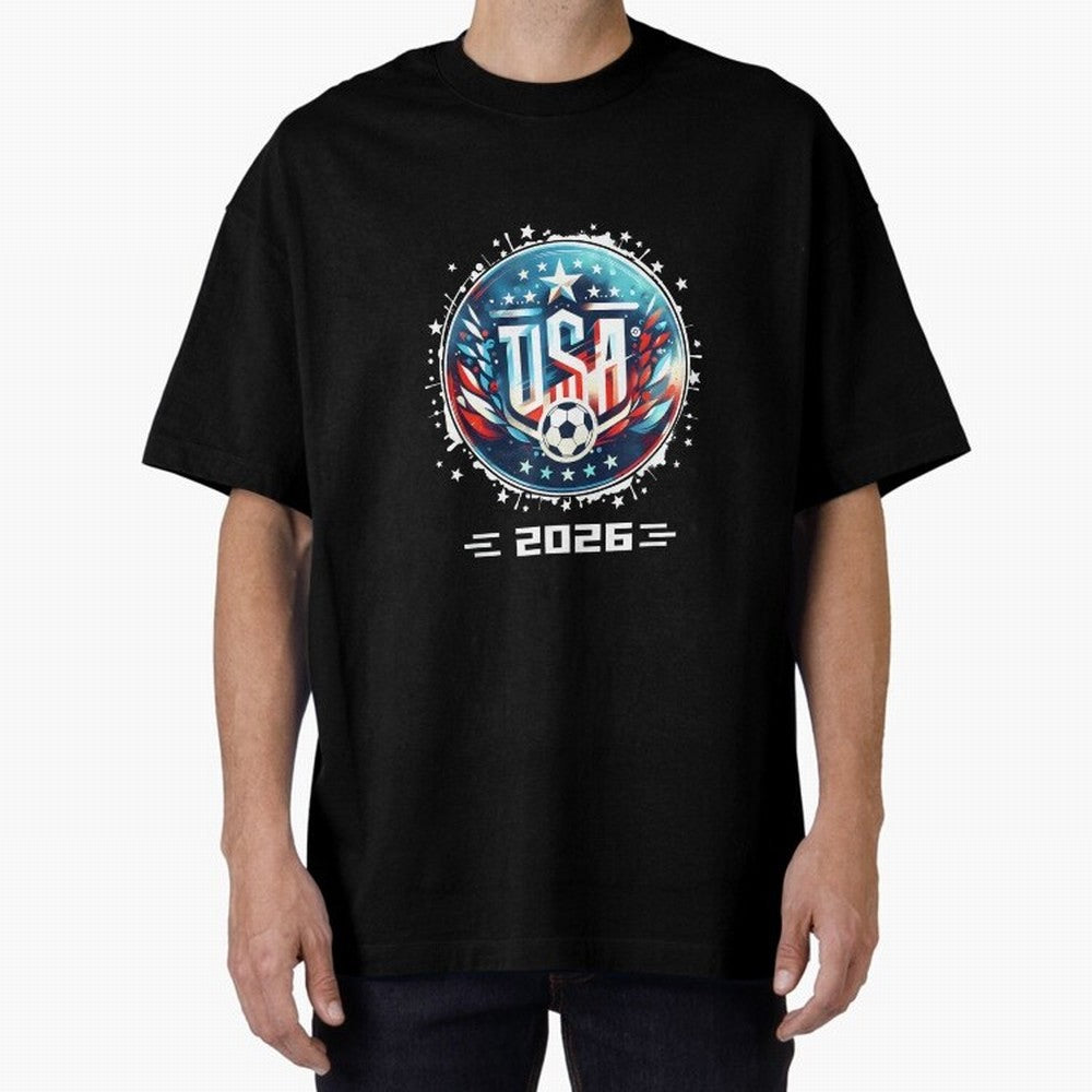 USA Player 2026 Boys Kids Men Women Teen USA 2026 Classic T-Shirt Represent the Passion of Global Football Passion for FIFA World Cup 2026 USA Canada Mexico, Capturing Neymar, Haaland and Cristiano Ronaldo, England, France and Netherlands, Goal