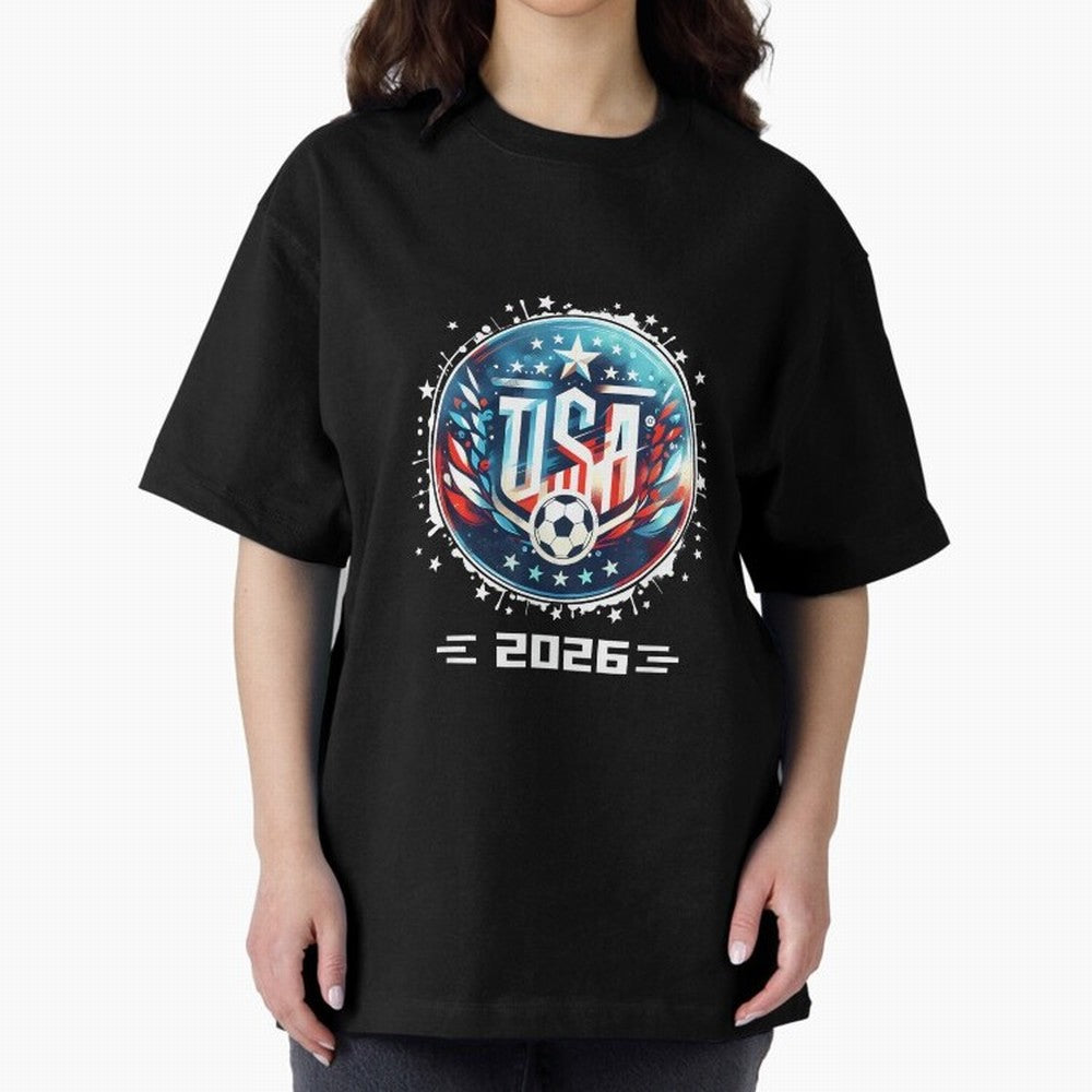 USA Player 2026 Boys Kids Men Women Teen USA 2026 Classic T-Shirt Represent the Passion of Global Football Passion for FIFA World Cup 2026 USA Canada Mexico, Capturing Neymar, Haaland and Cristiano Ronaldo, England, France and Netherlands, Goal