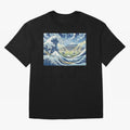 Soccer Players in Hokusai Waves Japan Classic T-Shirt Honor Champions and Dreams in FIFA World Cup 2026 Spirit, Made for Argentina, France and Brazil, Cristiano Ronaldo, Stadium Chants, National Pride, Trophy Dreams and Unforgettable Football