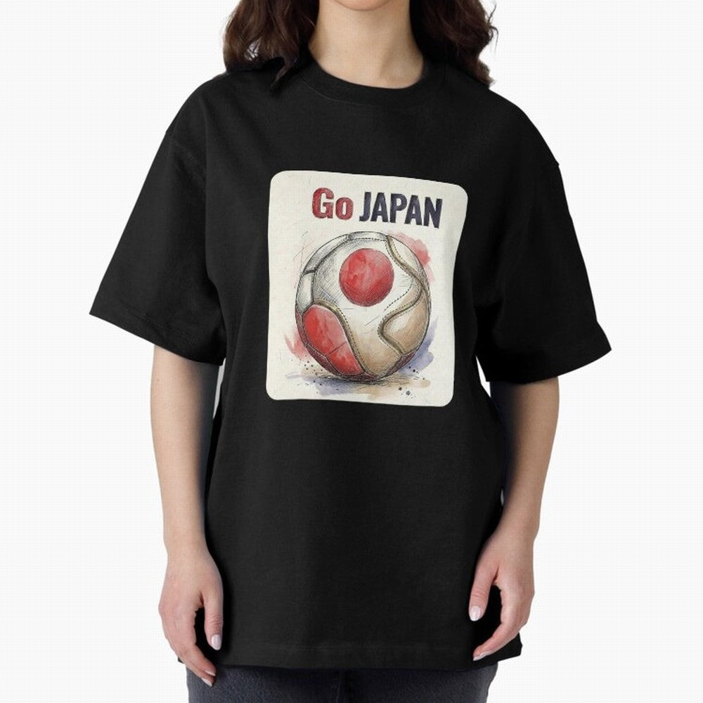 Go Japan Soccer Ball Flag | Japanese Football Fan Graphic Tee Classic T-Shirt Make Memories around FIFA World Cup 2026 USA Canada Mexico for Fans of Mbappe and Neymar and Spain and Netherlands, Bringing Stadium Chants, National Pride, Trophy Dreams