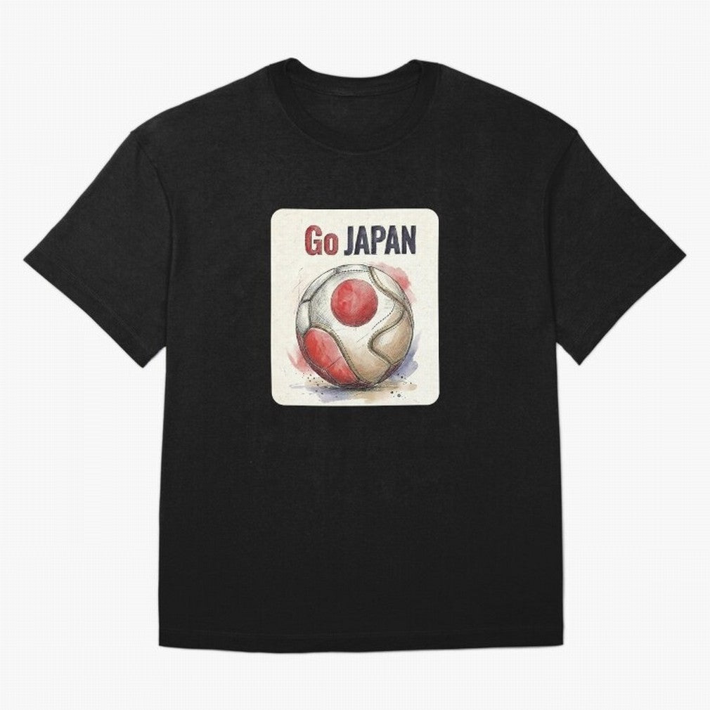 Go Japan Soccer Ball Flag | Japanese Football Fan Graphic Tee Classic T-Shirt Make Memories around FIFA World Cup 2026 USA Canada Mexico for Fans of Mbappe and Neymar and Spain and Netherlands, Bringing Stadium Chants, National Pride, Trophy Dreams