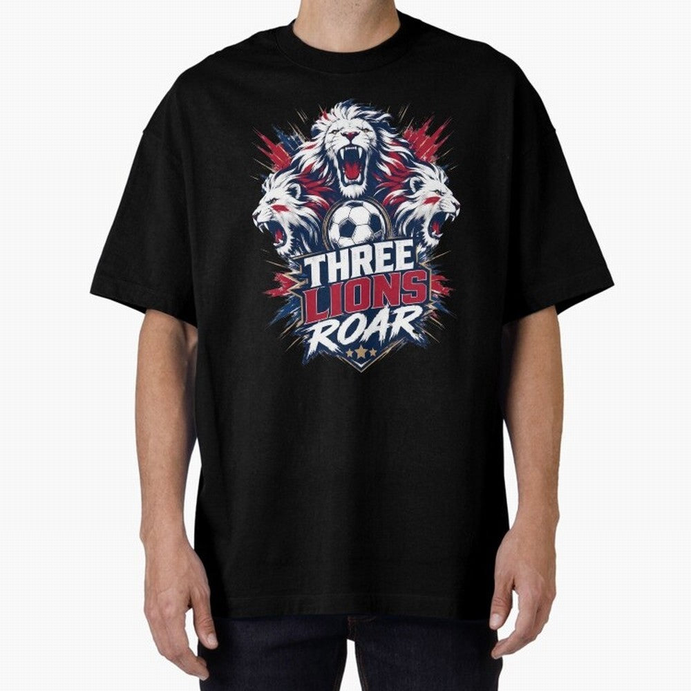 Three Lions Roar England World Cup 26 Tee Classic T-Shirt Build FIFA World Cup 2026 Celebrating Mbappe and Neymar, Argentina and Brazil Energy, Classic Soccer Heritage, Championship Pressure, Fan Loyalty and International Pride; Ideal for Fans Who