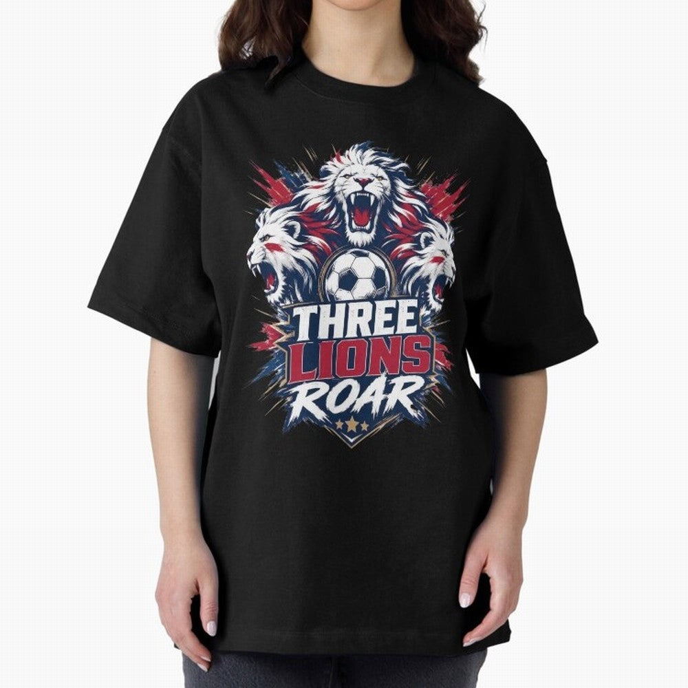 Three Lions Roar England World Cup 26 Tee Classic T-Shirt Build FIFA World Cup 2026 Celebrating Mbappe and Neymar, Argentina and Brazil Energy, Classic Soccer Heritage, Championship Pressure, Fan Loyalty and International Pride; Ideal for Fans Who