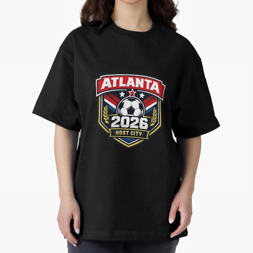 Global Cup 2026 Host City Badge Atlanta Classic T-Shirt Represent Match Day Hype around FIFA World Cup 2026 USA Canada Mexico, Messi and Cristiano Ronaldo, France, Tournament Hype, Historic Matchups, Family Viewing Parties and Global Sports Pride;