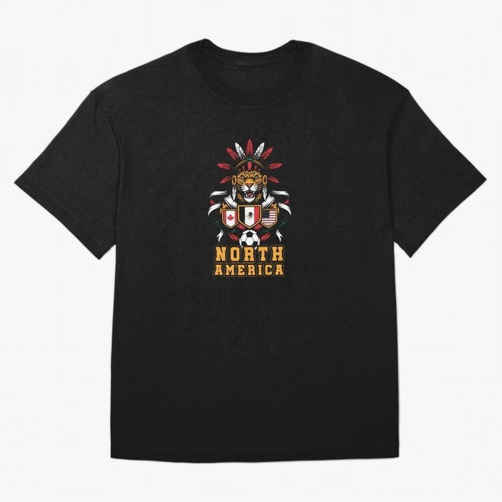 North America Jaguar Spirit Cup 2026 T-Shirt_82737634 Classic T-Shirt Represent FIFA World Cup 2026 USA Canada Mexico for Fans of Mbappe and Brazil, Portugal and Argentina, Bringing Goal Celebration Energy, Supporter Heritage, Football Icons and