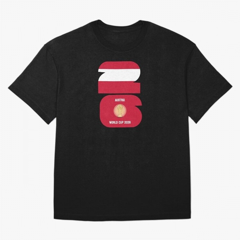 Austria: World Cup 2026 Classic T-Shirt Spotlight FIFA World Cup 2026 Spirit, Filled with England and Germany, CR7, Retro Football Energy, Iconic Rivalries, Trophy Chase Drama and Stadium Atmosphere; Perfect for Supporters Who Want Bold Football