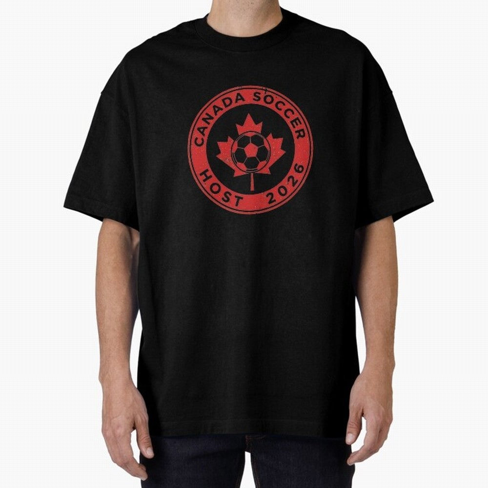 Canada Soccer Host 2026 Emblem Design T-Shirt_83133385 Classic T-Shirt Show Up for the Glory of Global Football Passion for FIFA World Cup 2026, Centered on CR7, Netherlands, Football Passion, Legendary Performances, Festival Vibes and Supporter
