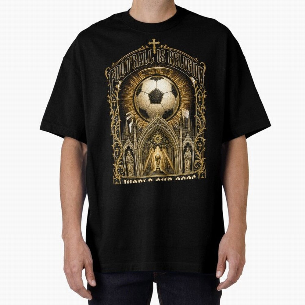 Football Is Religion World Cup 2026 Soccer T-Shirt Classic T-Shirt Show Love for Legendary Goals in FIFA World Cup 2026 Spirit, Capturing England and Germany, CR7, Sports Nostalgia, International Competition, Famous Players and Unforgettable