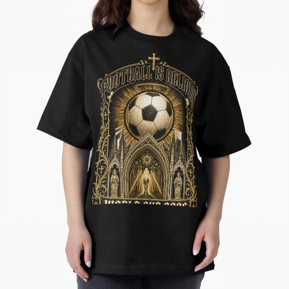 Football Is Religion World Cup 2026 Soccer T-Shirt Classic T-Shirt Show Love for Legendary Goals in FIFA World Cup 2026 Spirit, Capturing England and Germany, CR7, Sports Nostalgia, International Competition, Famous Players and Unforgettable