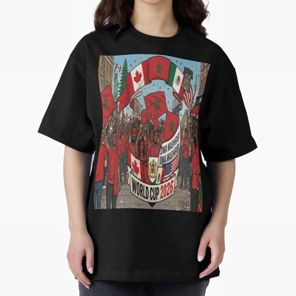 Morocco World Cup 2026 Classic T-Shirt Stand Out with Spirit from FIFA World Cup 2026 Group Stage Spirit, Centered on Brazil, Portugal and Argentina, Neymar, Soccer Culture, Superstar Moments, National Team Dreams and Competitive Fire; Made for