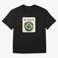 Go Brazil Soccer Ball Flag | Brazilian Football Fan Graphic Tee Classic T-Shirt Live the Energy of FIFA World Cup 2026 Group Stage Spirit, Celebrating Argentina and Brazil, Messi, CR7 and Mbappe, Vintage Soccer Flavor, Modern Football Stars,