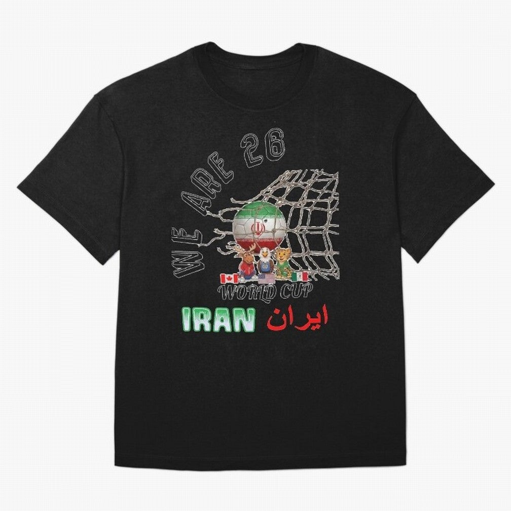 World cup 26 - Iran Classic T-Shirt Celebrate Fan Favorites in FIFA World Cup 2026 for Fans of Messi, CR7 and Mbappe and France and Portugal, Bringing Football Passion, Legendary Performances, Festival Vibes and Supporter Community; Built for