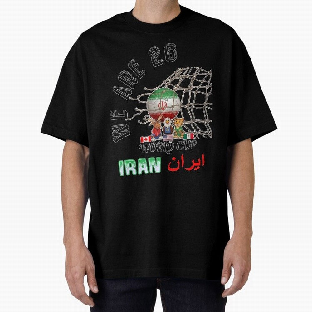 World cup 26 - Iran Classic T-Shirt Celebrate Fan Favorites in FIFA World Cup 2026 for Fans of Messi, CR7 and Mbappe and France and Portugal, Bringing Football Passion, Legendary Performances, Festival Vibes and Supporter Community; Built for