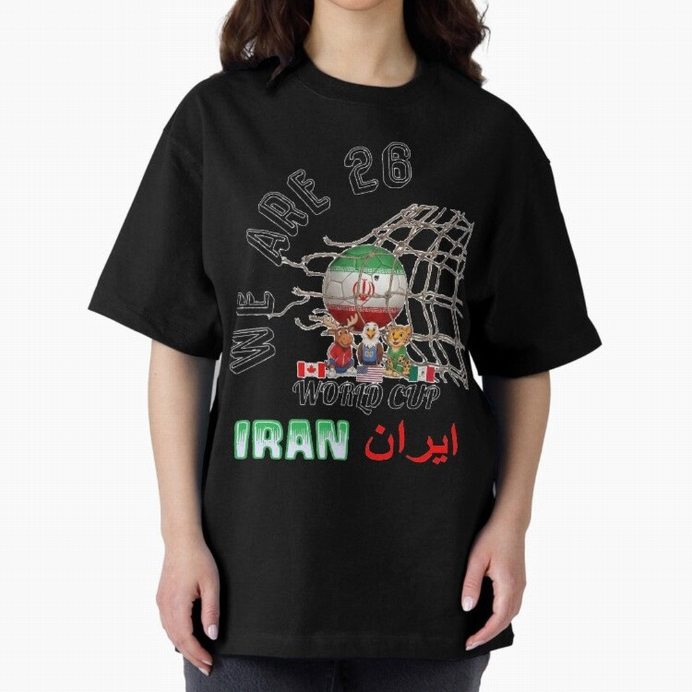World cup 26 - Iran Classic T-Shirt Celebrate Fan Favorites in FIFA World Cup 2026 for Fans of Messi, CR7 and Mbappe and France and Portugal, Bringing Football Passion, Legendary Performances, Festival Vibes and Supporter Community; Built for