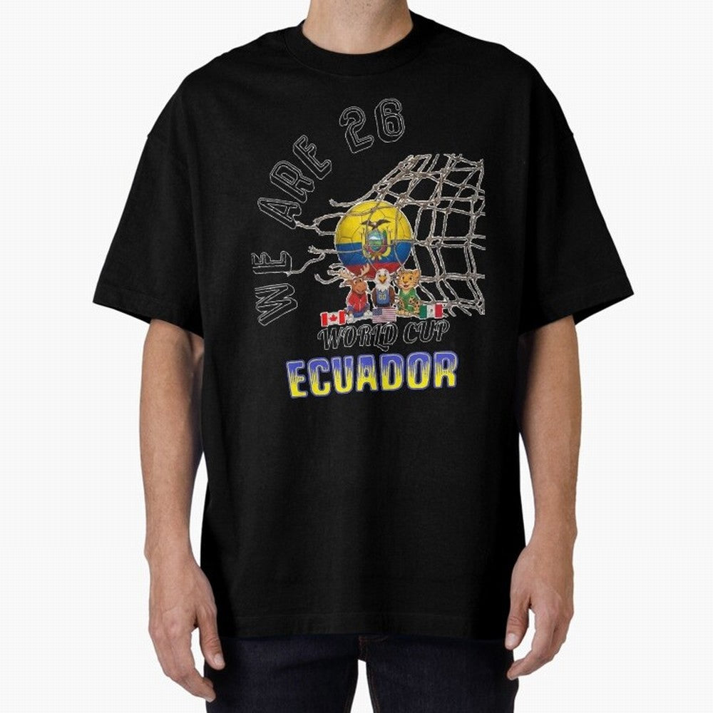 World cup 26 - Ecuador Classic T-Shirt Honor the Football Icons of Match Day Hype around FIFA World Cup 2026 USA Canada Mexico, Messi and Cristiano Ronaldo, Argentina, Classic Soccer Heritage, Championship Pressure, Fan Loyalty and International