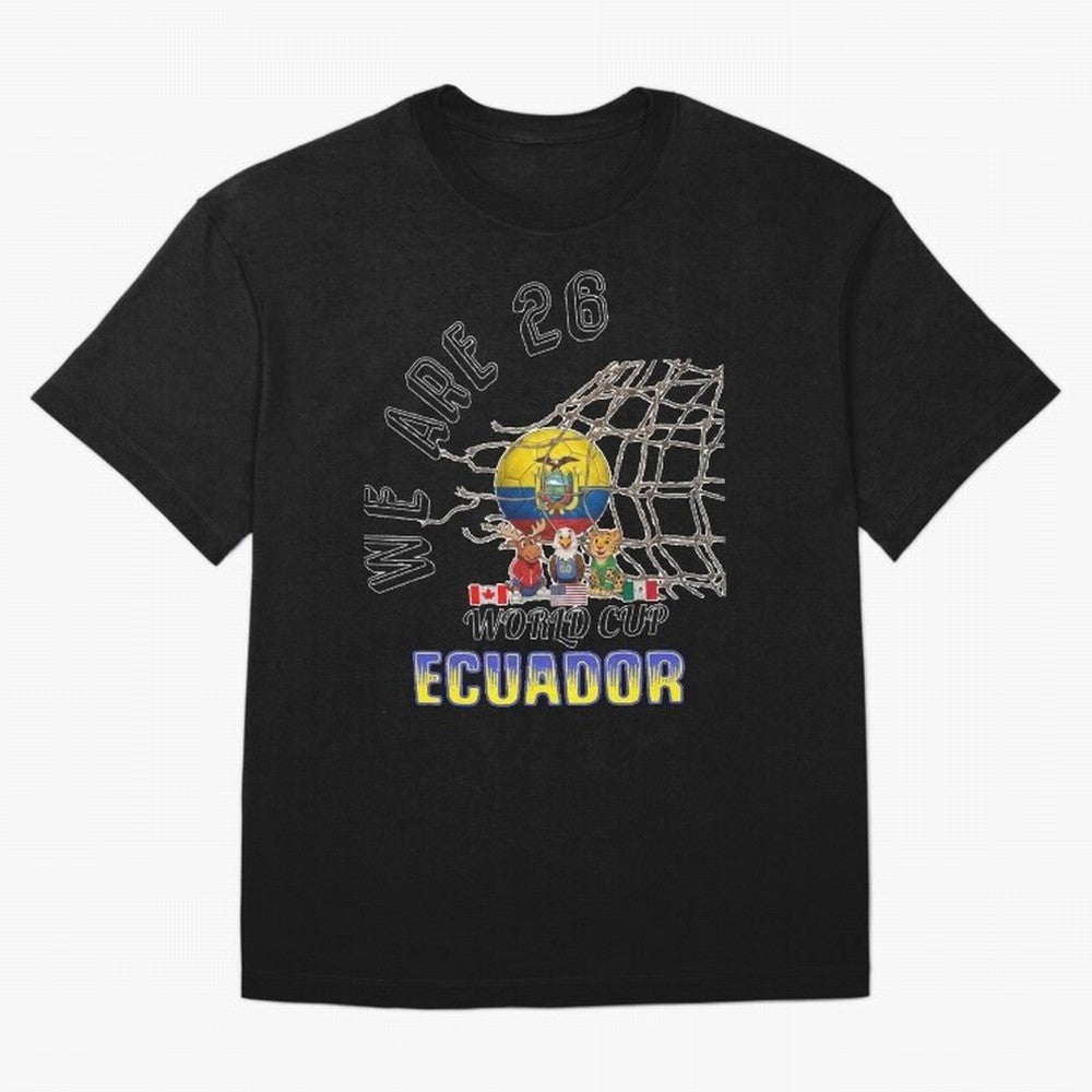 World cup 26 - Ecuador Classic T-Shirt Honor the Football Icons of Match Day Hype around FIFA World Cup 2026 USA Canada Mexico, Messi and Cristiano Ronaldo, Argentina, Classic Soccer Heritage, Championship Pressure, Fan Loyalty and International