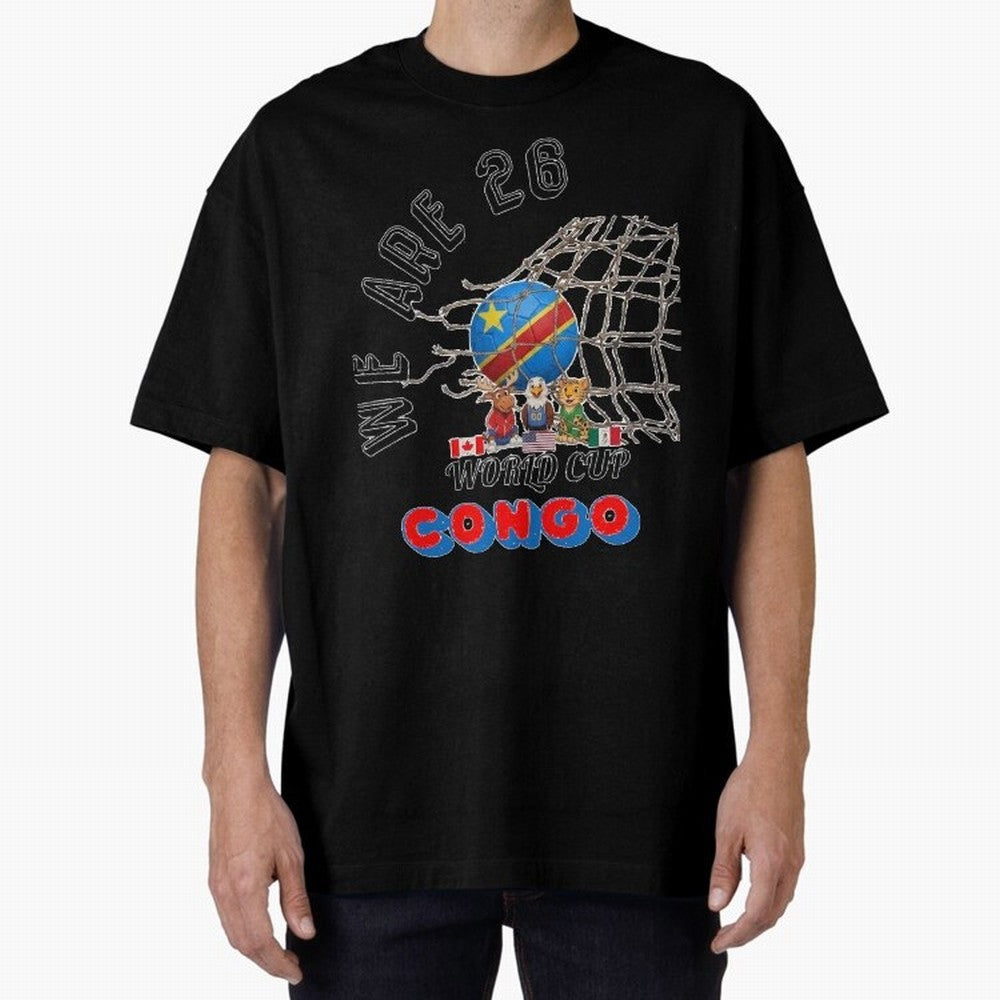 World cup 26 - Congo Classic T-Shirt Honor Football Greatness during Global Football Passion for FIFA World Cup 2026 USA Canada Mexico, Inspired by Cristiano Ronaldo, Haaland and CR7, Portugal, Football Festival Excitement, Trophy Ambitions,
