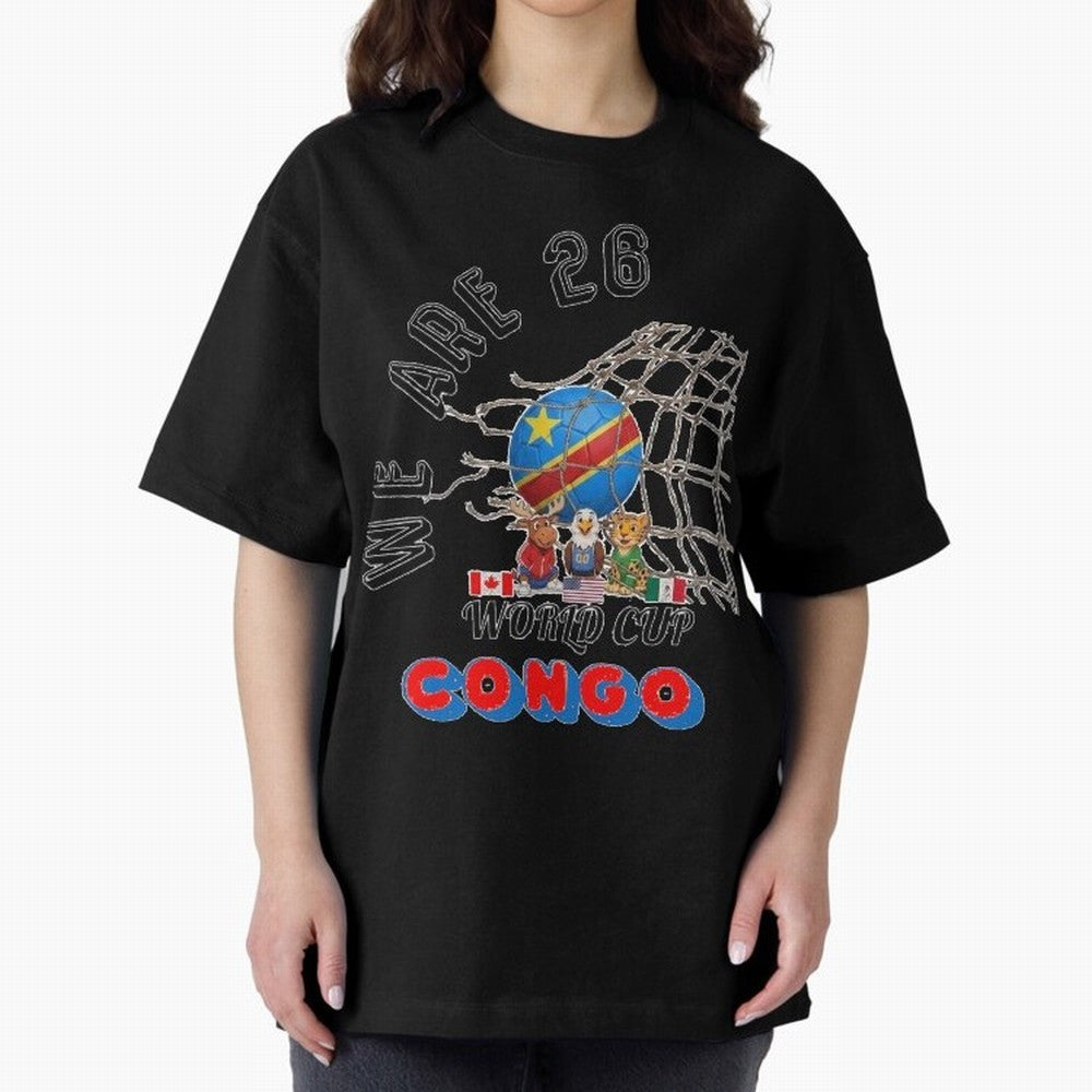 World cup 26 - Congo Classic T-Shirt Honor Football Greatness during Global Football Passion for FIFA World Cup 2026 USA Canada Mexico, Inspired by Cristiano Ronaldo, Haaland and CR7, Portugal, Football Festival Excitement, Trophy Ambitions,