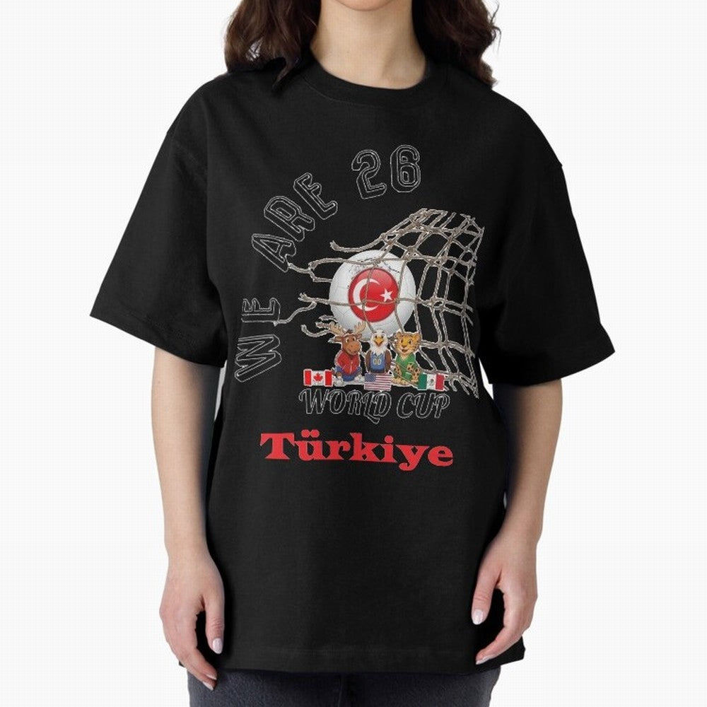 World cup 26 - Turkiye Classic T-Shirt Bring Retro Soccer Energy to Global Football Passion for FIFA World Cup 2026 USA Canada Mexico, Centered on CR7, Brazil, Championship Spirit, Famous Goals, Roaring Crowds and International Football Unity;